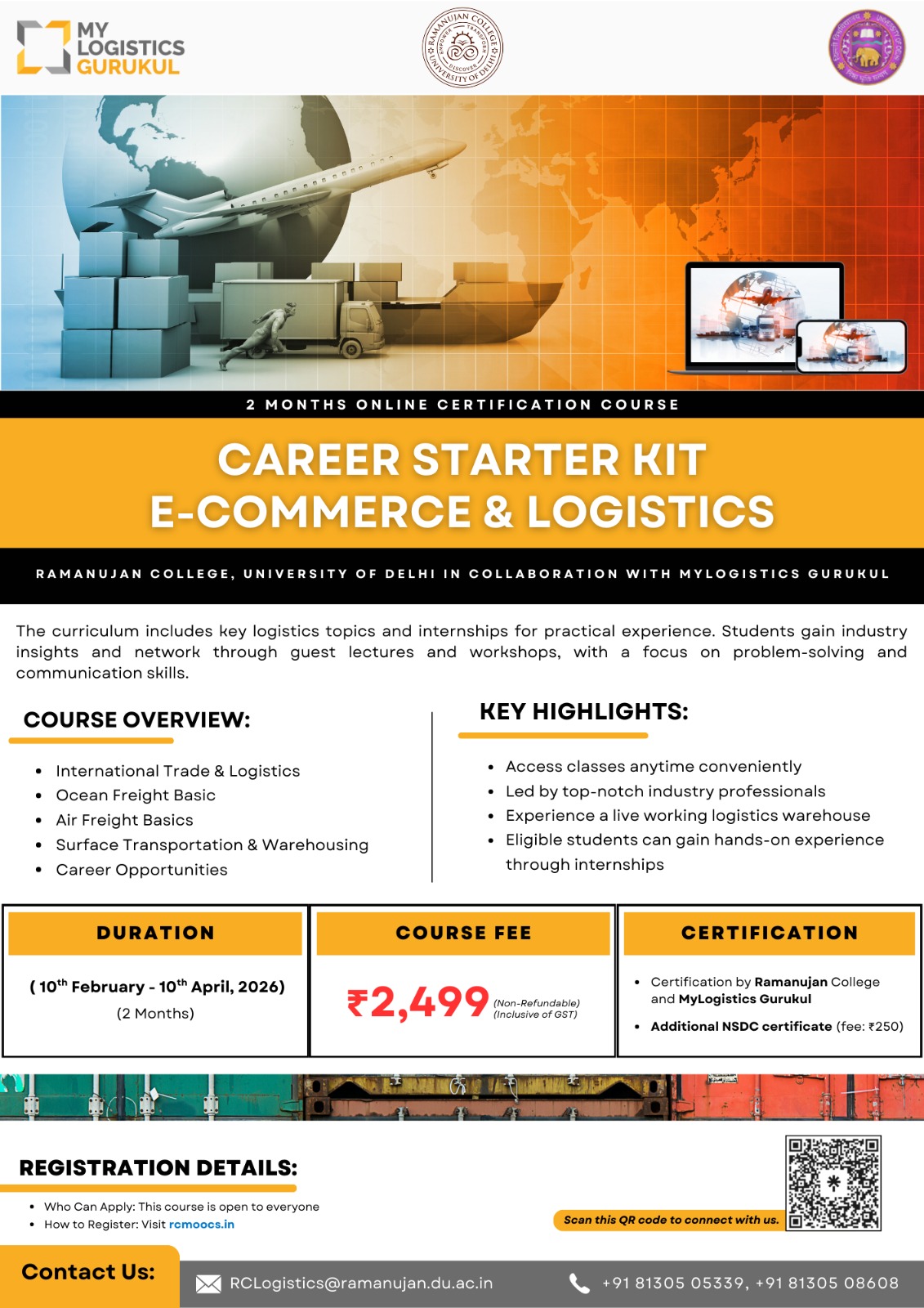 Career Starter Kit E-Commerce & Logistics LOGISTICS_01